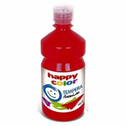 Farba tempera PREMIUM 500ml Czerwona