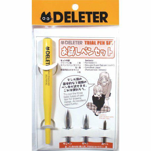 Zestaw do rysunku DELETER Trial Pen Set