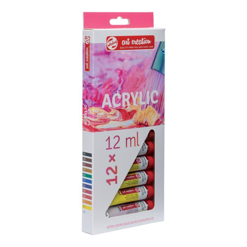 Farby Akrylowe ACRYL set 12x12ml, Talens