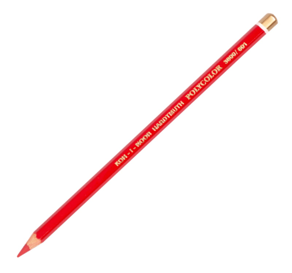 Kredka Polycolor 601 Scarlet Red,
