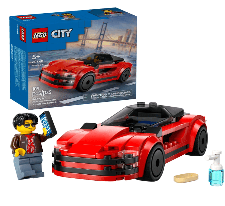 LEGO CITY 60448 Czerwony samochód