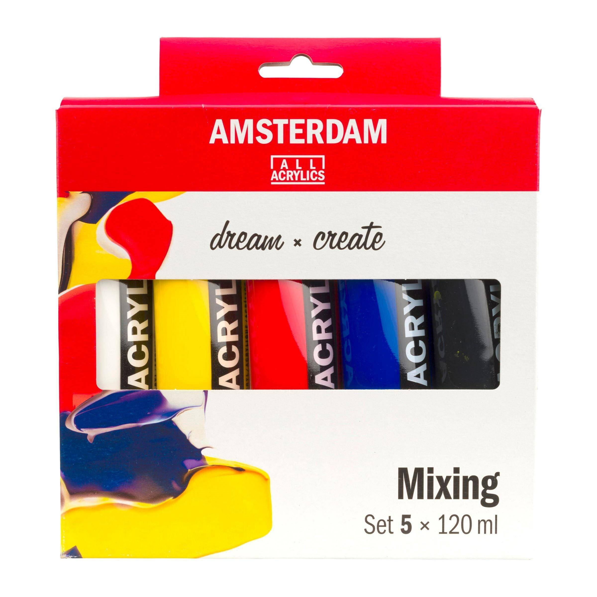 Zestaw Amsterdam Acrylic 5x120ml Mixing