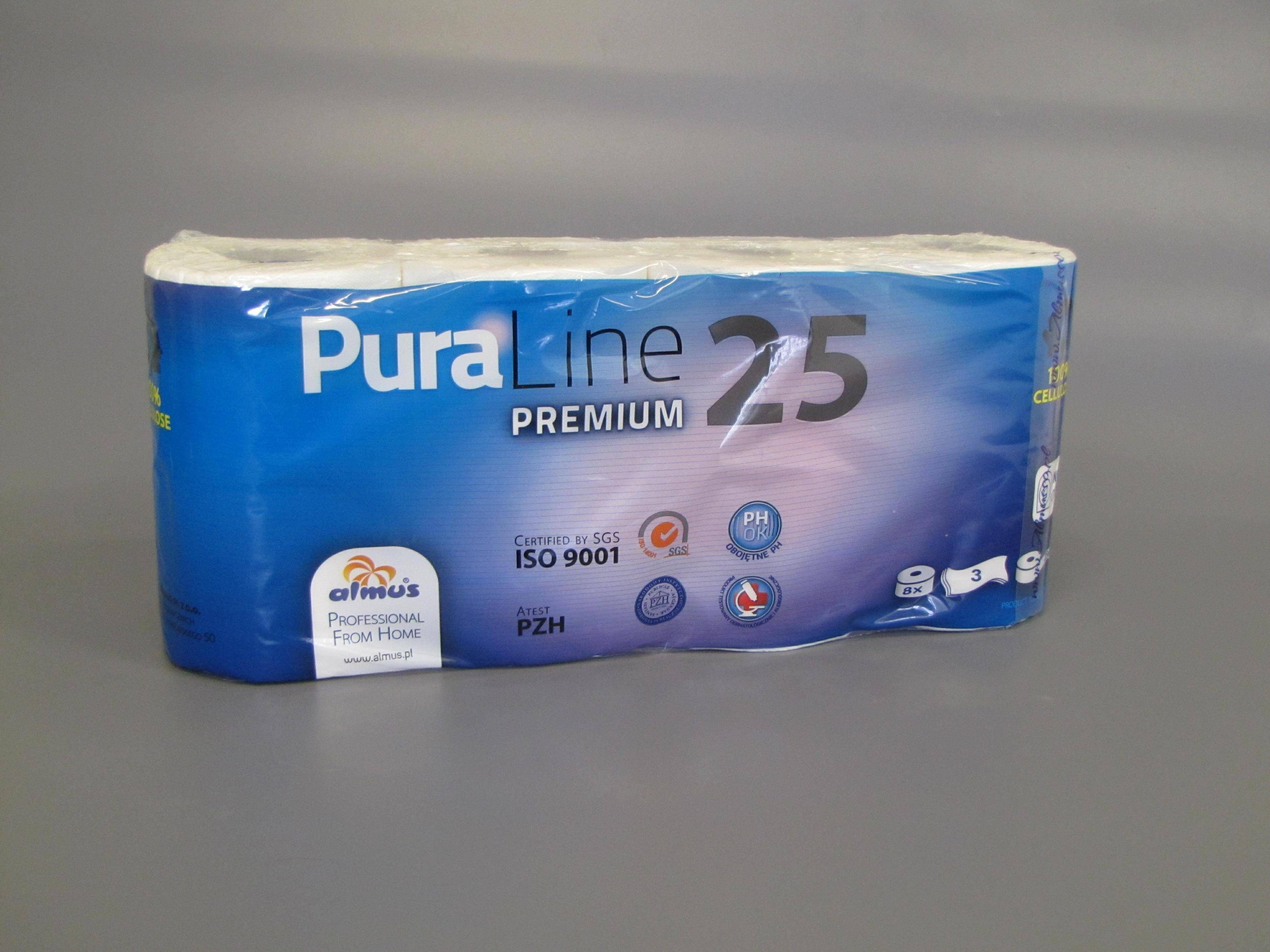 Papier toal. Almusso Pura Line 25 8rol (Zdjęcie 1)