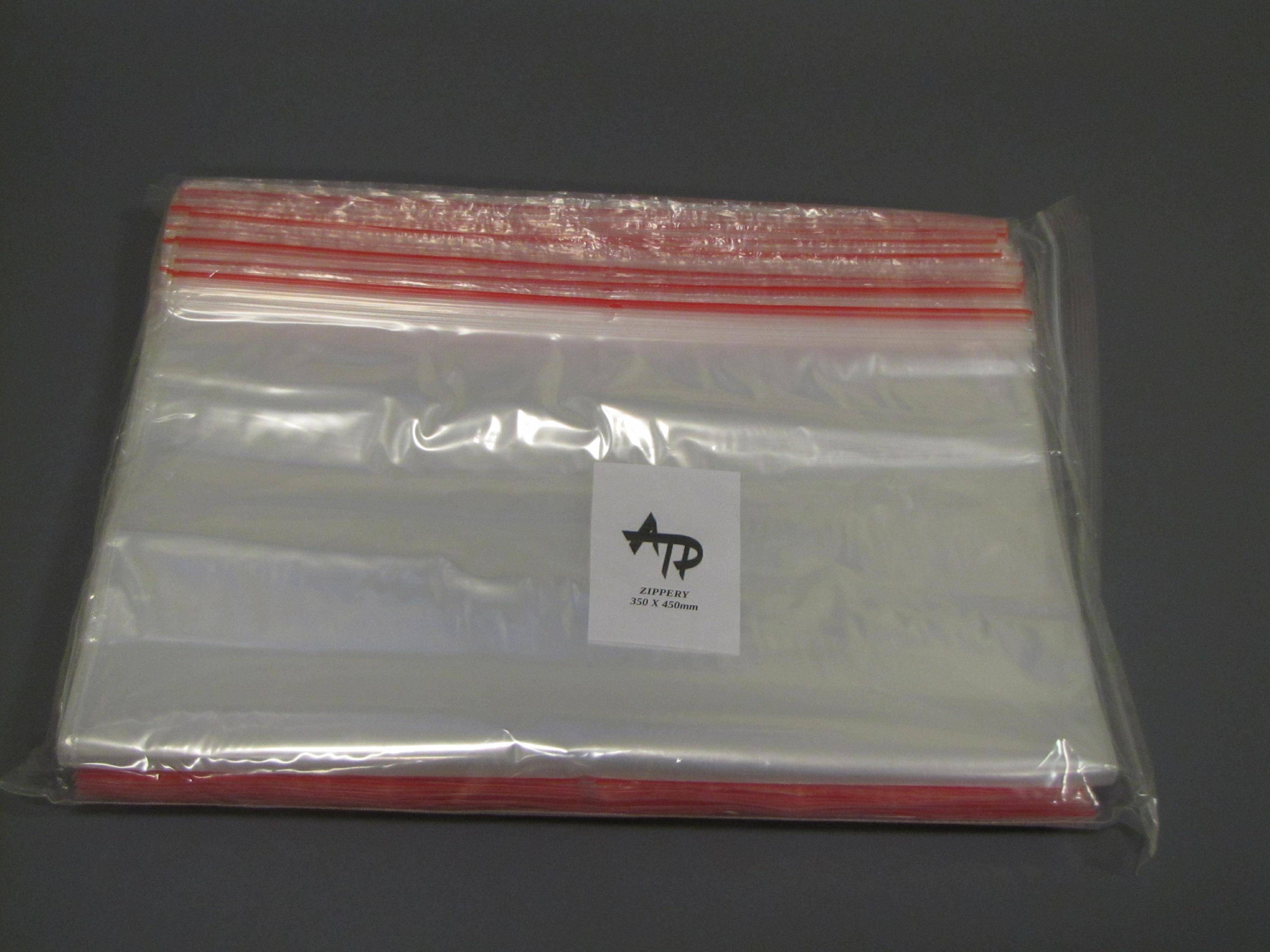 Torebki strunowe, przezroczyste, 350x450mm, 40µm, 100 szt.