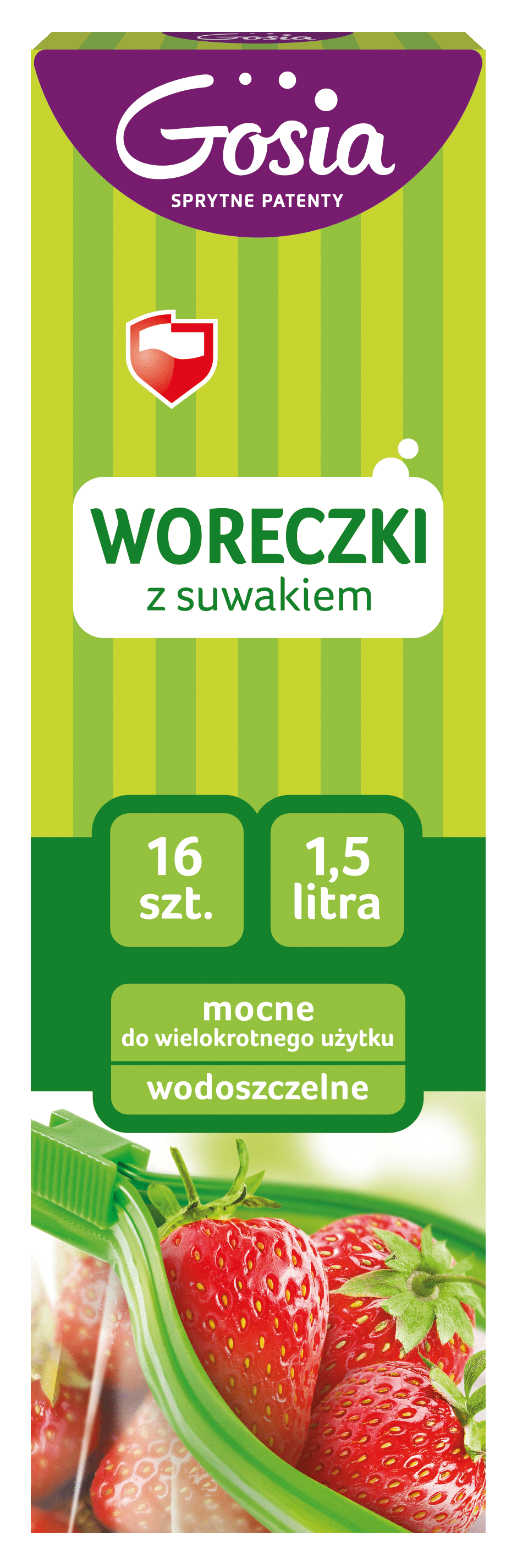 Woreczki ZIPPERY GG 1,5l 16szt 4623