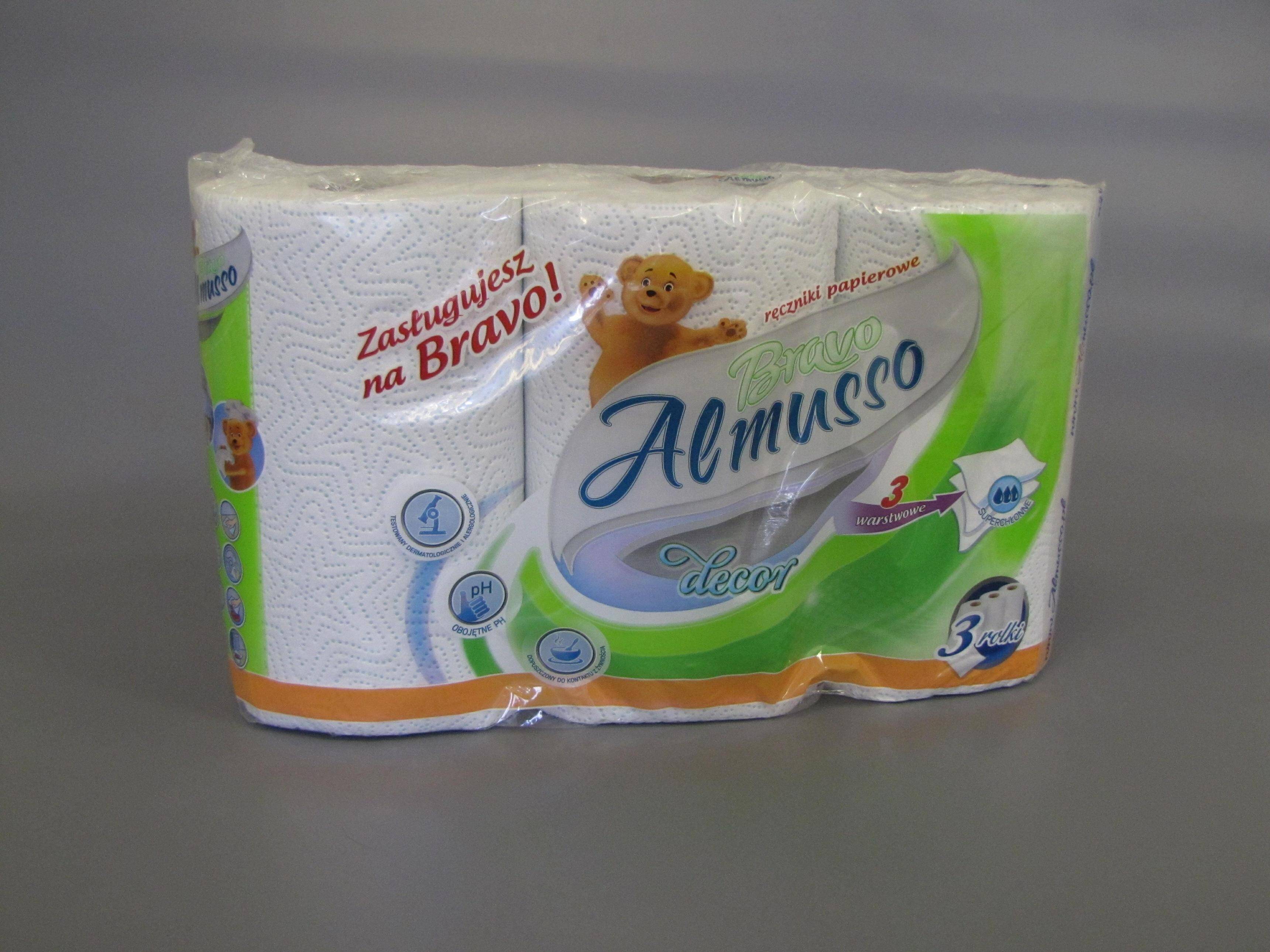Ręcznik Almusso Bravo zielony 3rol (Zdjęcie 1)