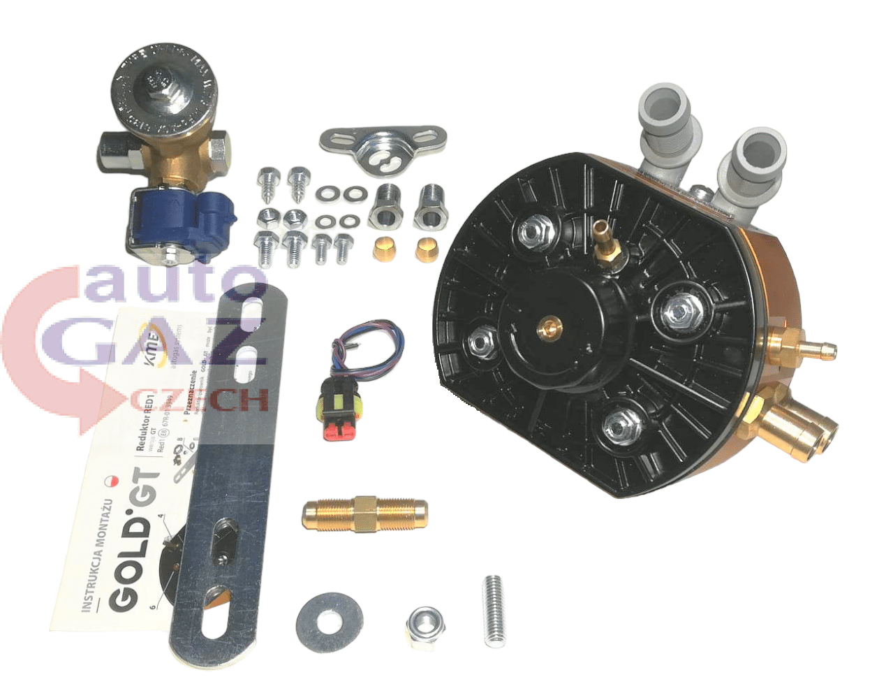 Reduktor KME GOLD GT 340 KM z elektrozaworem Ø8
