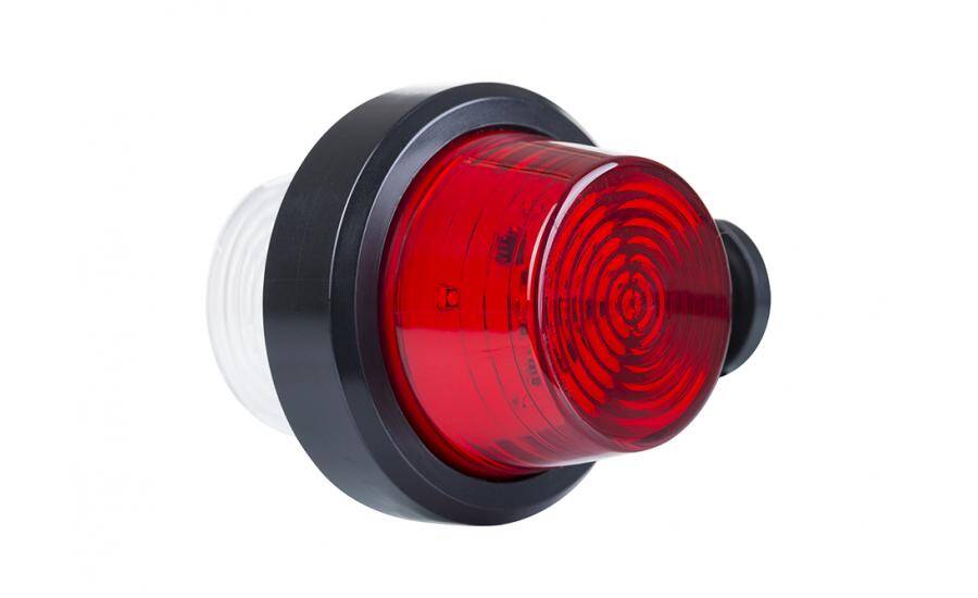 Lampa obrysowa LED biało-czerwona