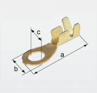 KOŃCÓWKA  OCZKOWA M10-O-6 (op.50szt)