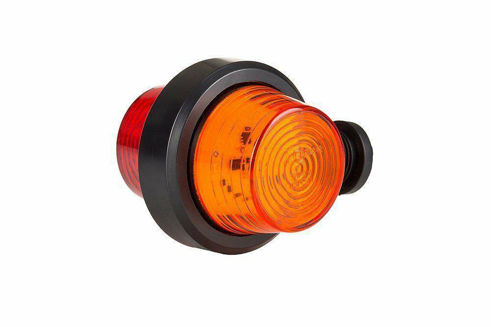 Lampa obrysowa LED biało-czerwono-pomarańczowa