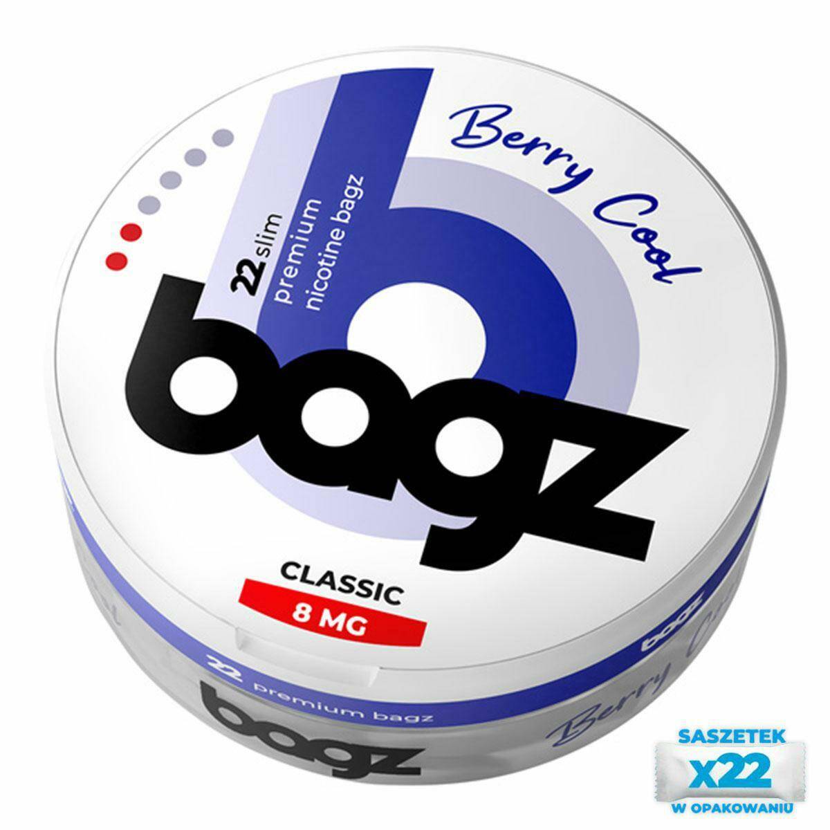 Nicotine Pouches BAGZ Berry Cool 8mg