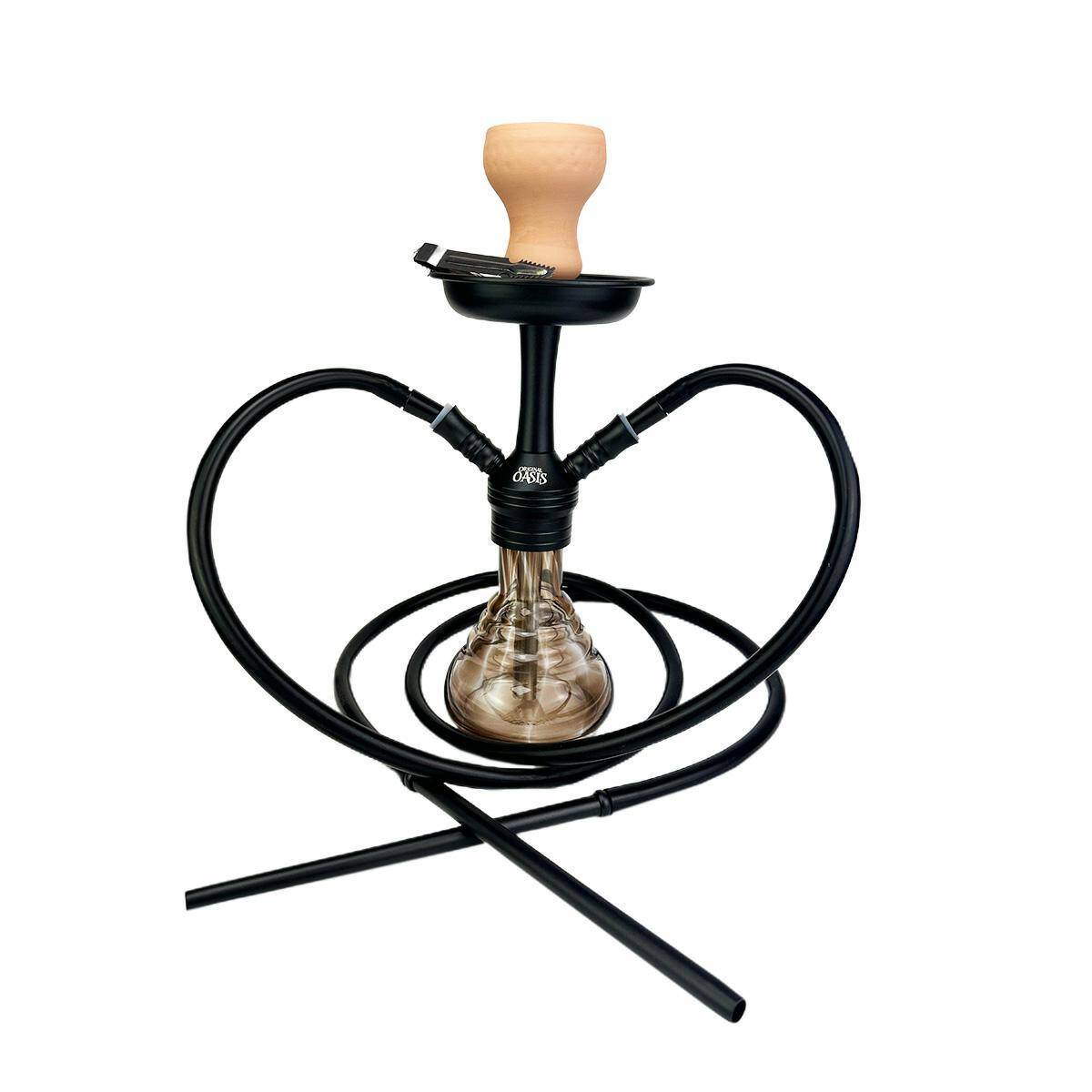 Hookah Oasis Leyla (ht.36cm,2w,black)