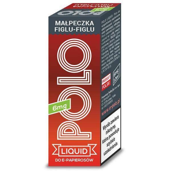 E-liquid POLO - Małpeczka Figlu - Figlu 6mg (10ml)