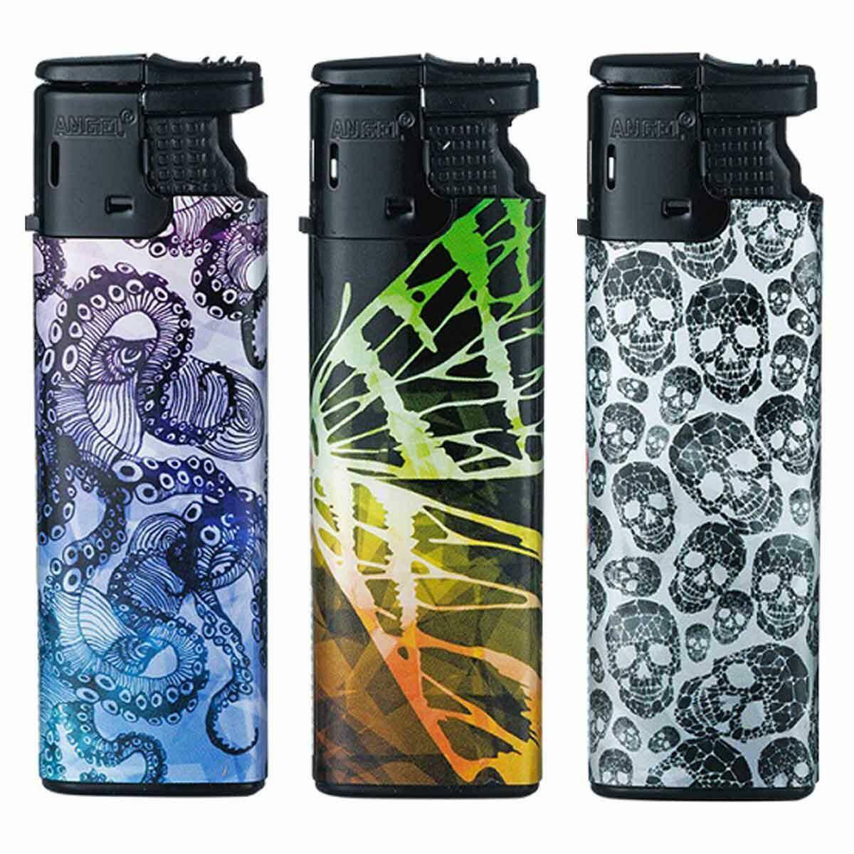 Piezo lighter - Angel Turbo Skull