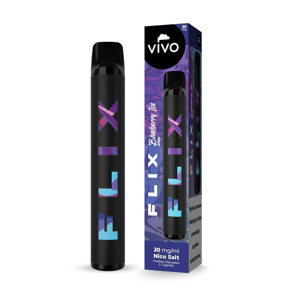 E-papieros VIVO FLIX 700 - Blueberry Ice 20mg
