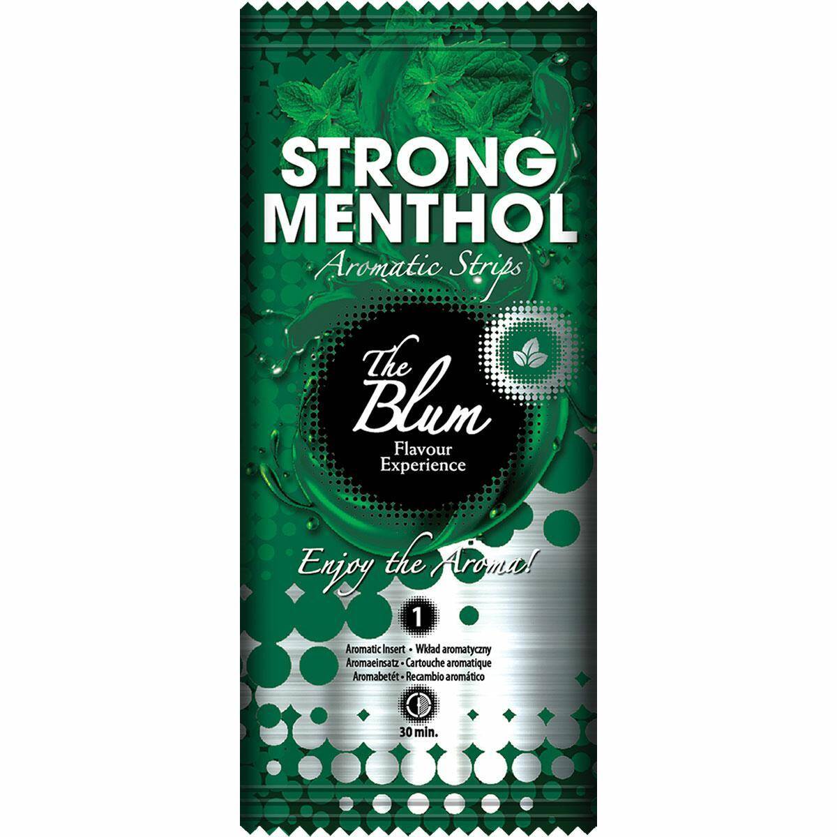 Aromatic Insert Card - The Blum - Strong Menthol