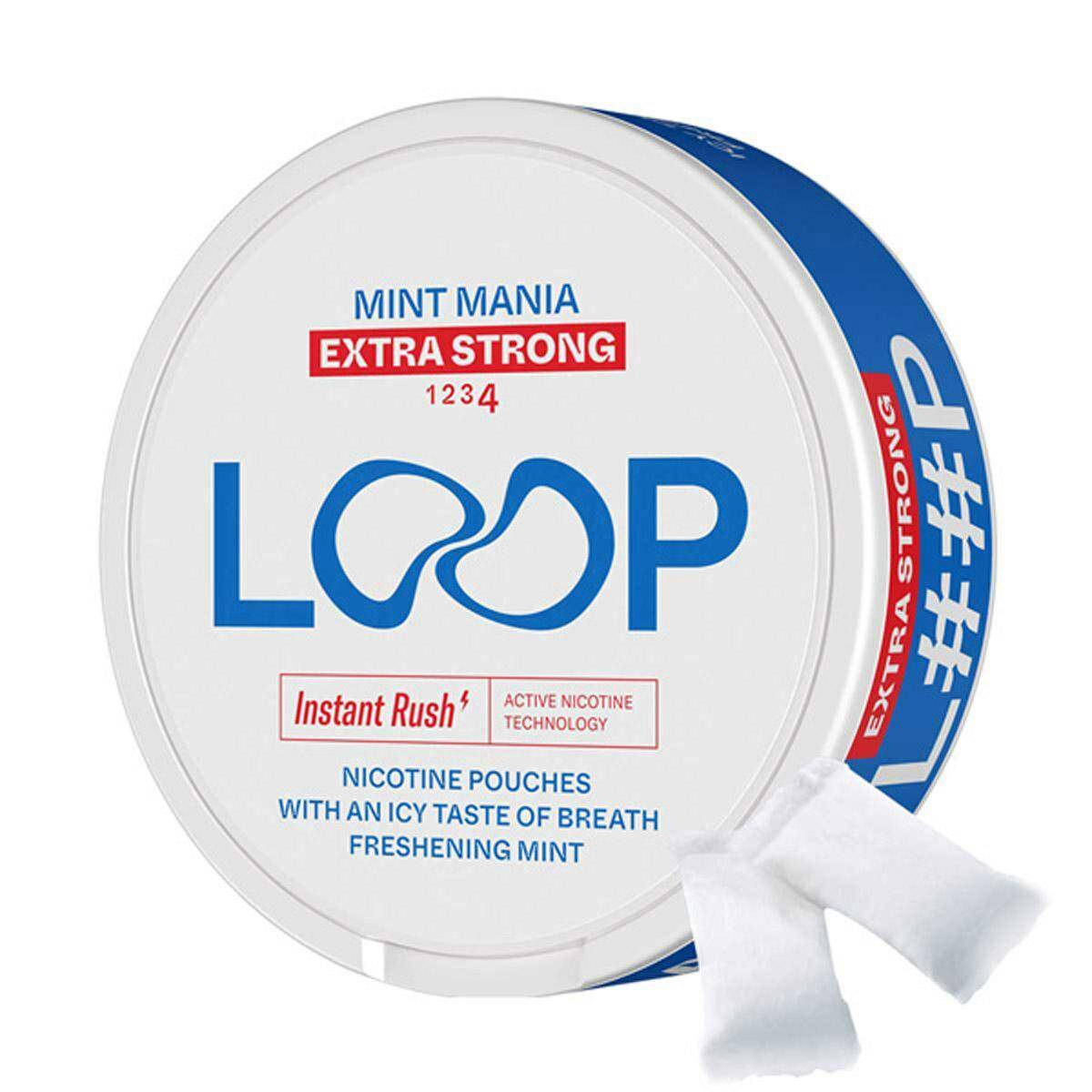 Saszetki nikotynowe  LOOP - Mint Mania 20mg/g