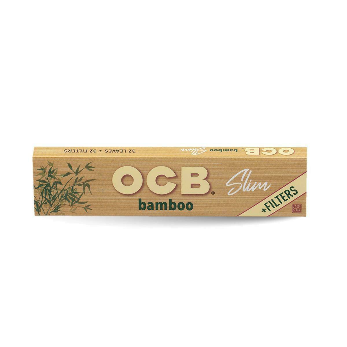 Bibułki OCB Slim Bamboo + Filters