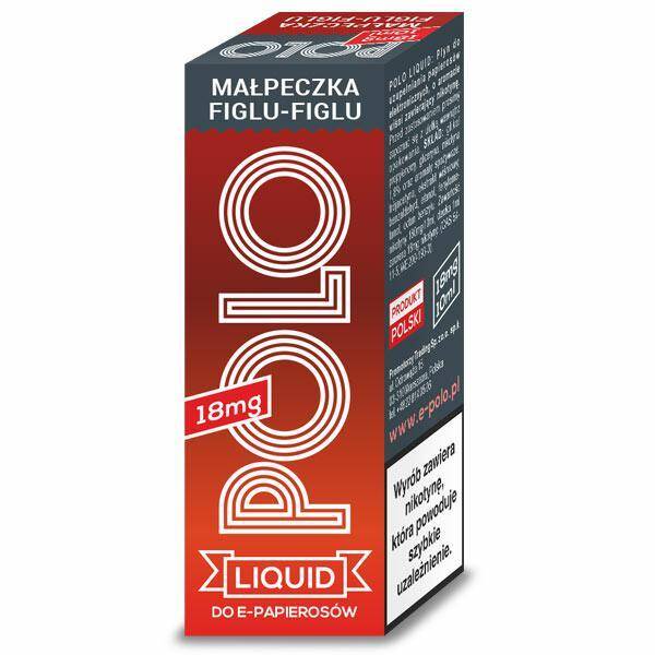 E-liquid POLO - Małpeczka Figlu - Figlu 18mg (10ml)