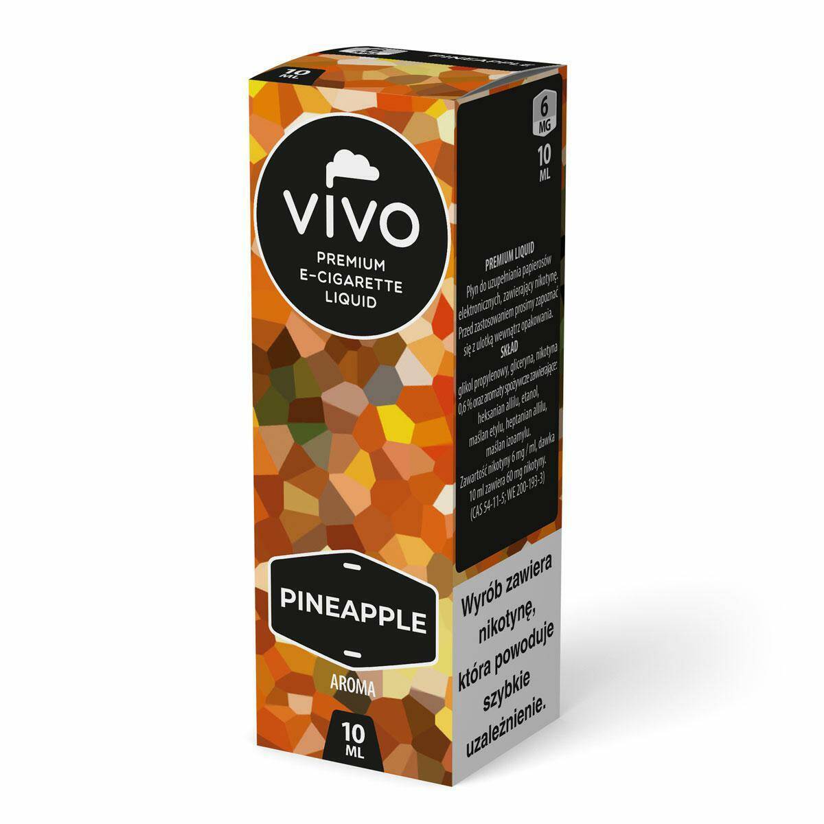 E-liquid VIVO - Pineapple Aroma 6mg (10ml)