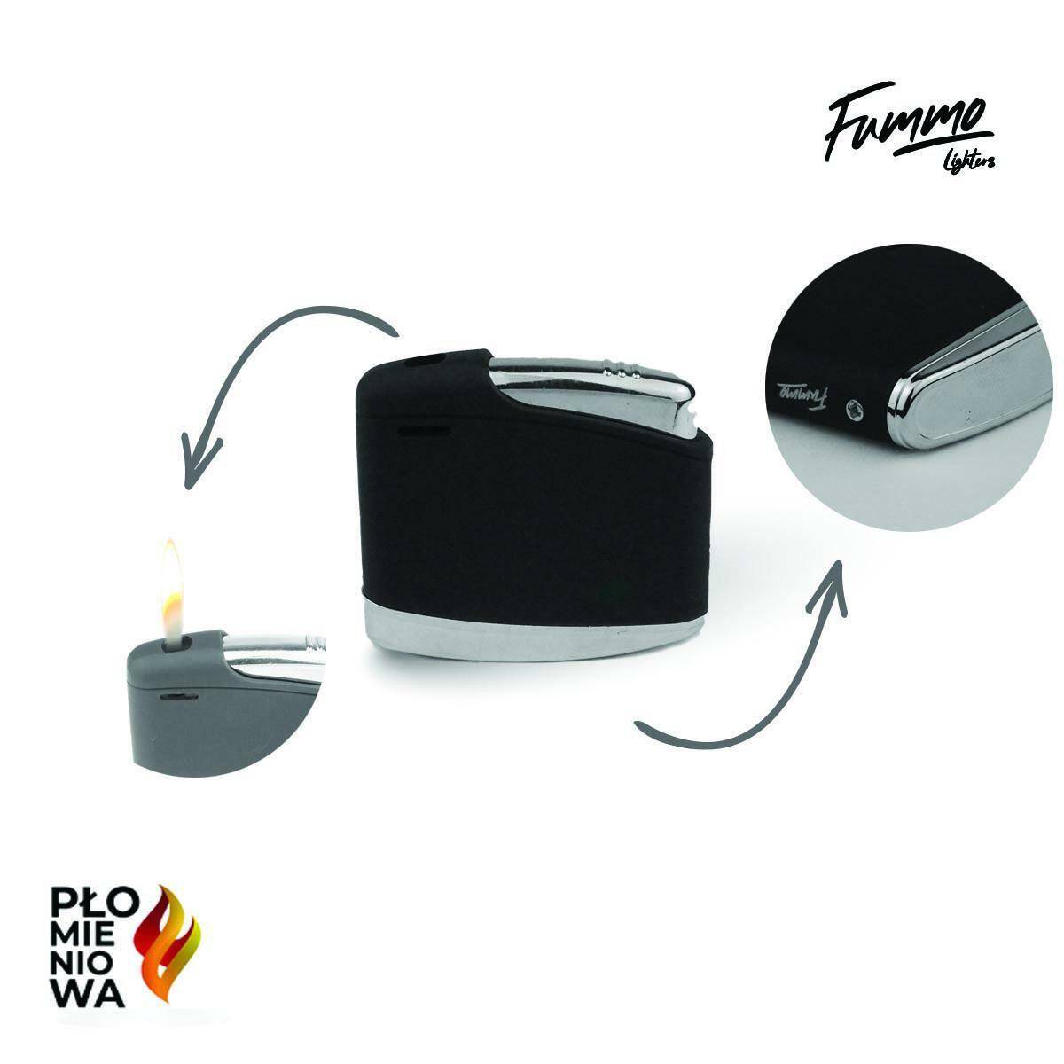 Zapalniczka Fummo Parkes (Flame/Black)*