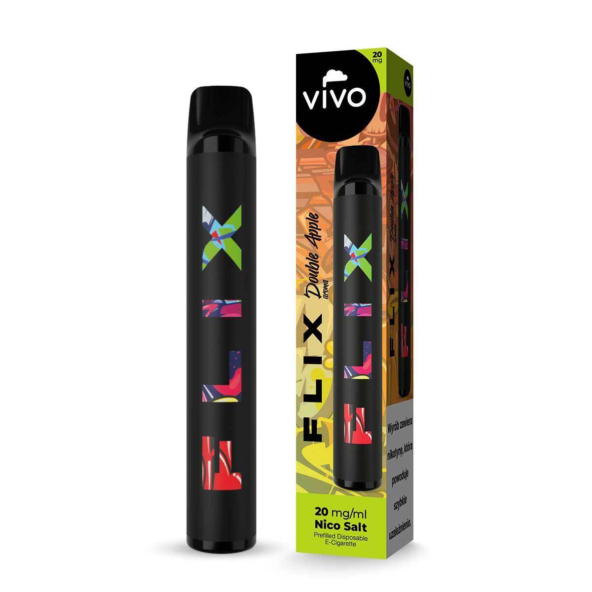 Disposable e-cigarette VIVO FLIX 700 - Double Apple 20mg