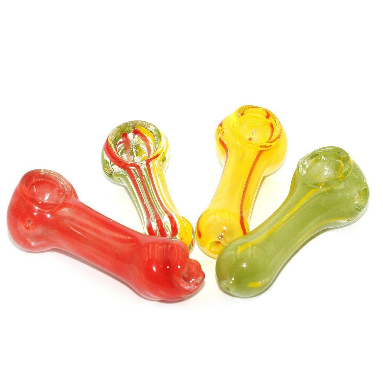 Glass pipe - Lucky - mix (7,5-8cm)