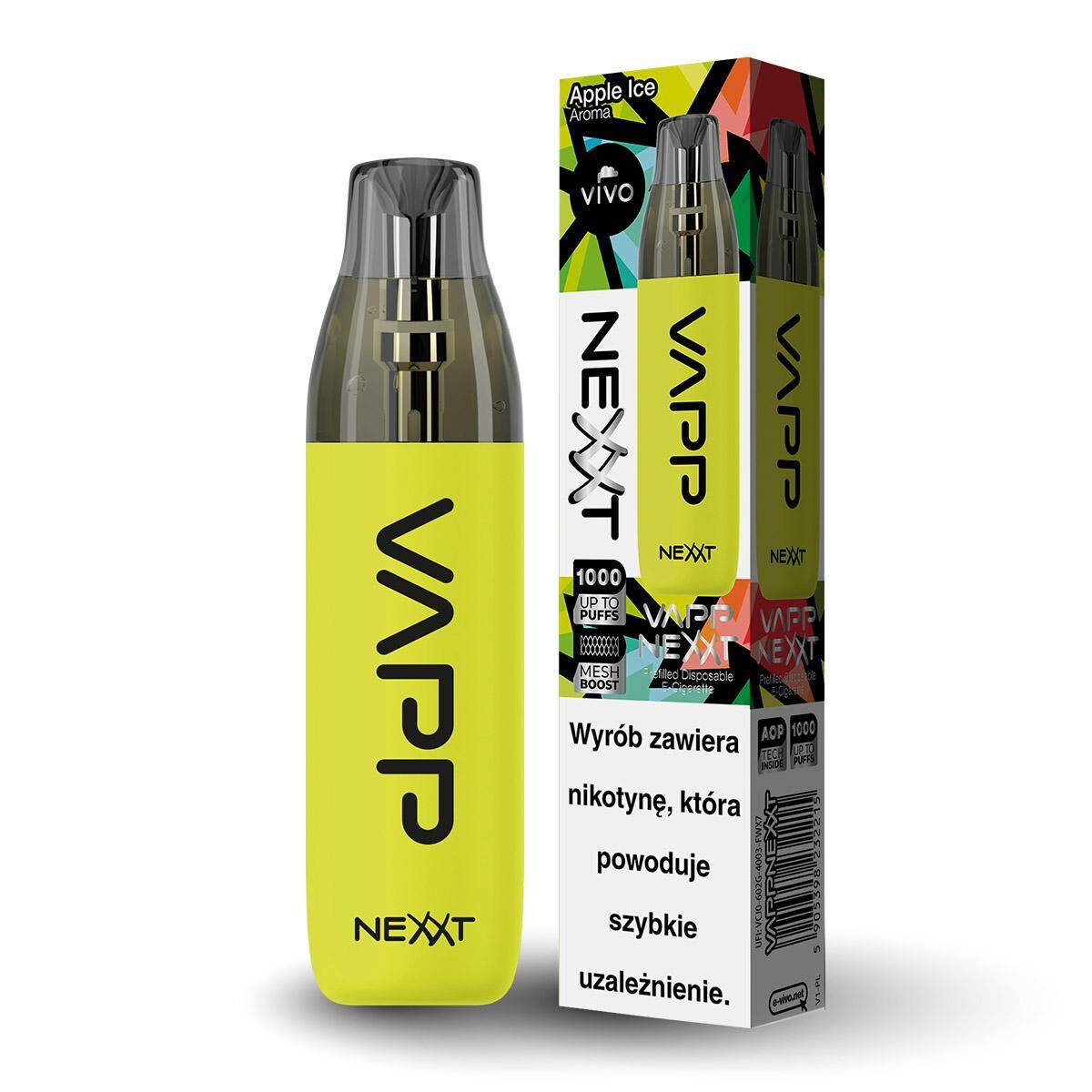 E-papieros VIVO Nexxt - Apple Ice 20mg