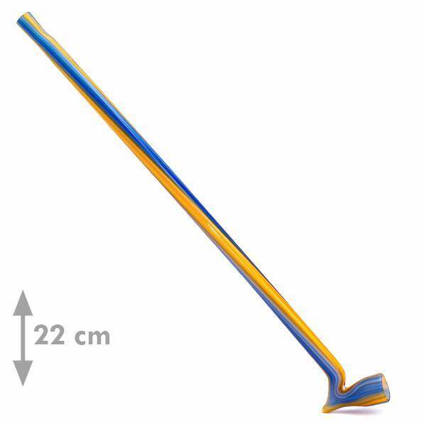 Small glass pipe 10 - Bent mix (22cm)