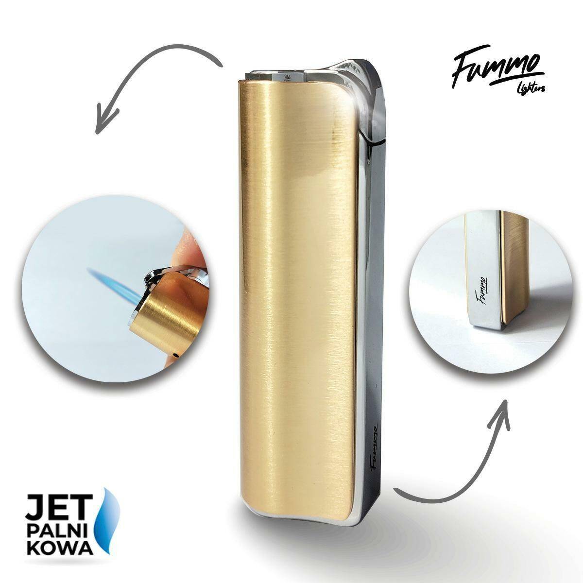 Lighter - Fummo Avoca (Jet/Gold)