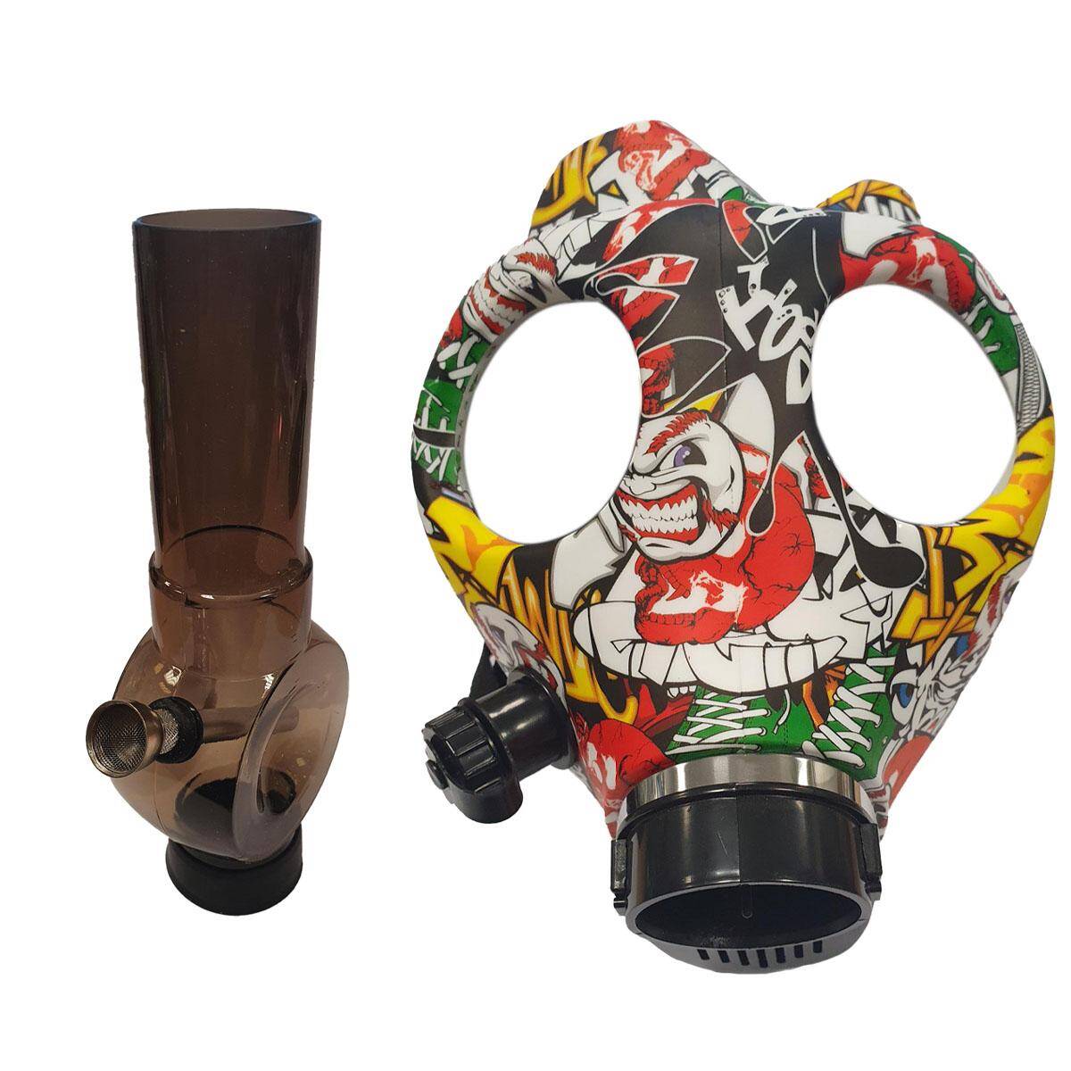 Bong Pipe - 97 Acrylic *MASK (19cm)