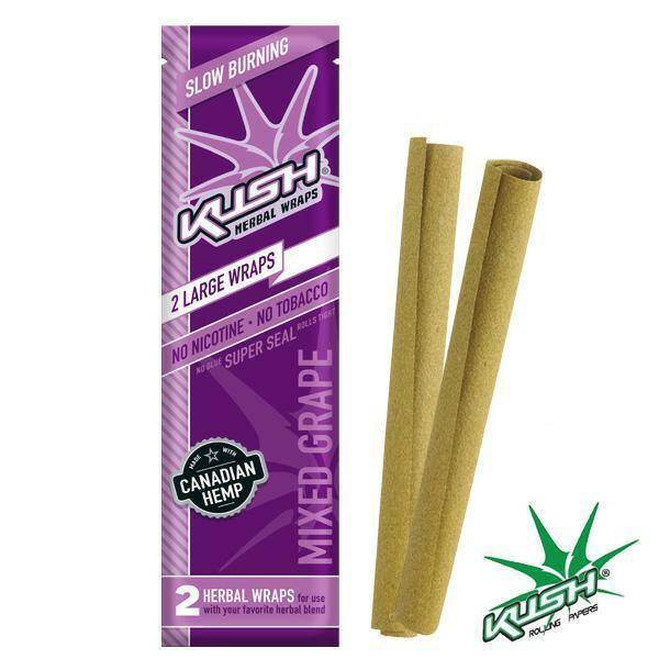 Kush Herbal Wraps (x2) - Mixed Grape