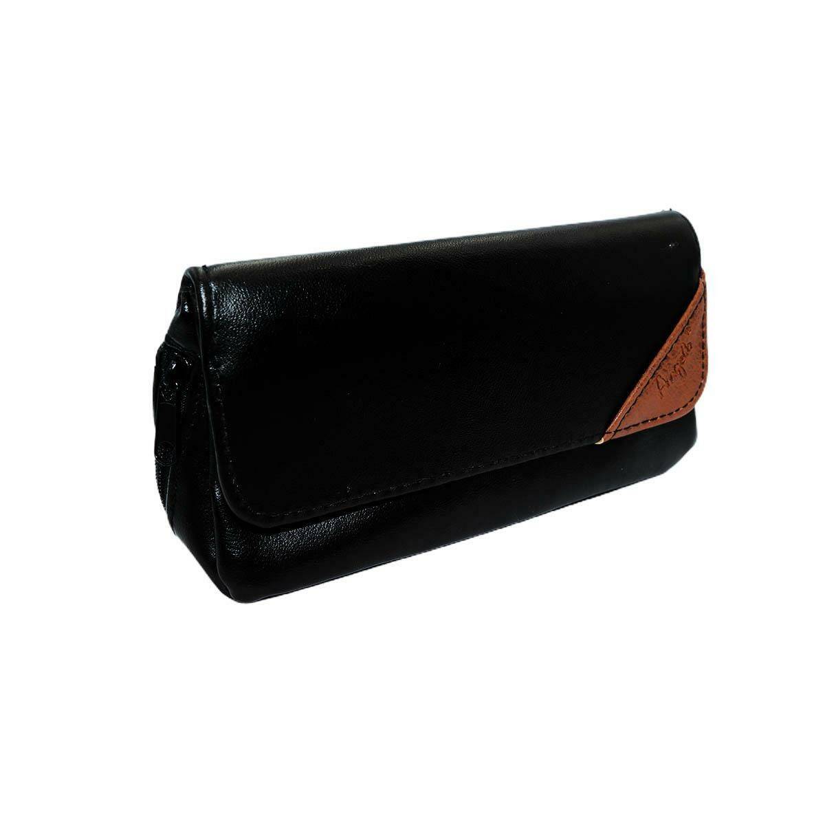 Cases for 2 pipes and tobacco - brown and black, small