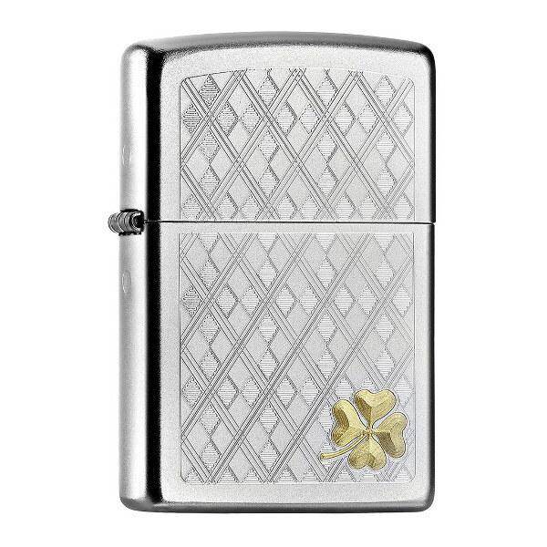 ZIPPO - THIS STUNNING FOUR LEAF CLOVER