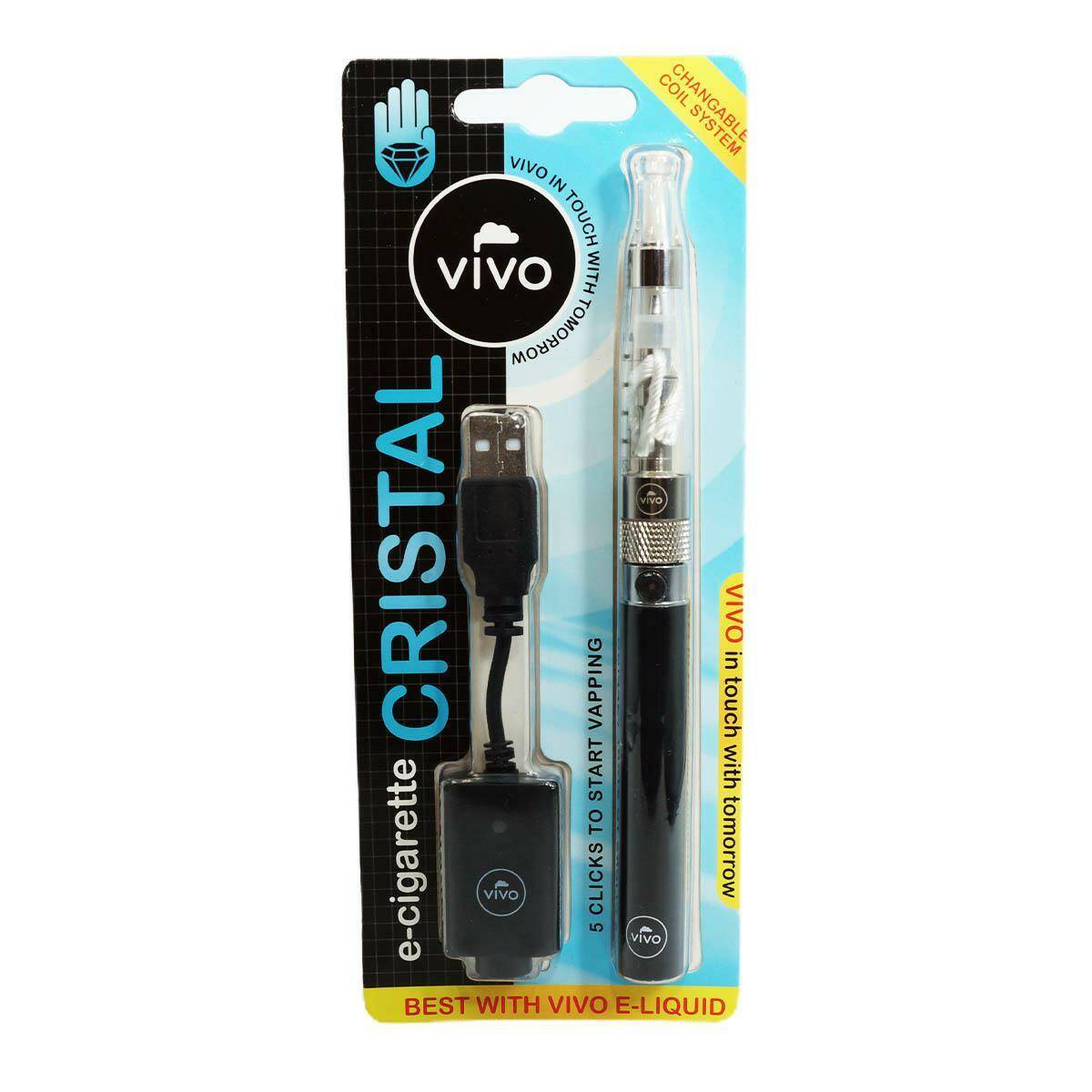 E-Cigarette VIVO CRISTAL (Black/Clear)