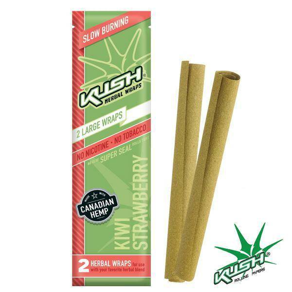 Kush Herbal Wraps (x2) -Kiwi-Strawberry*