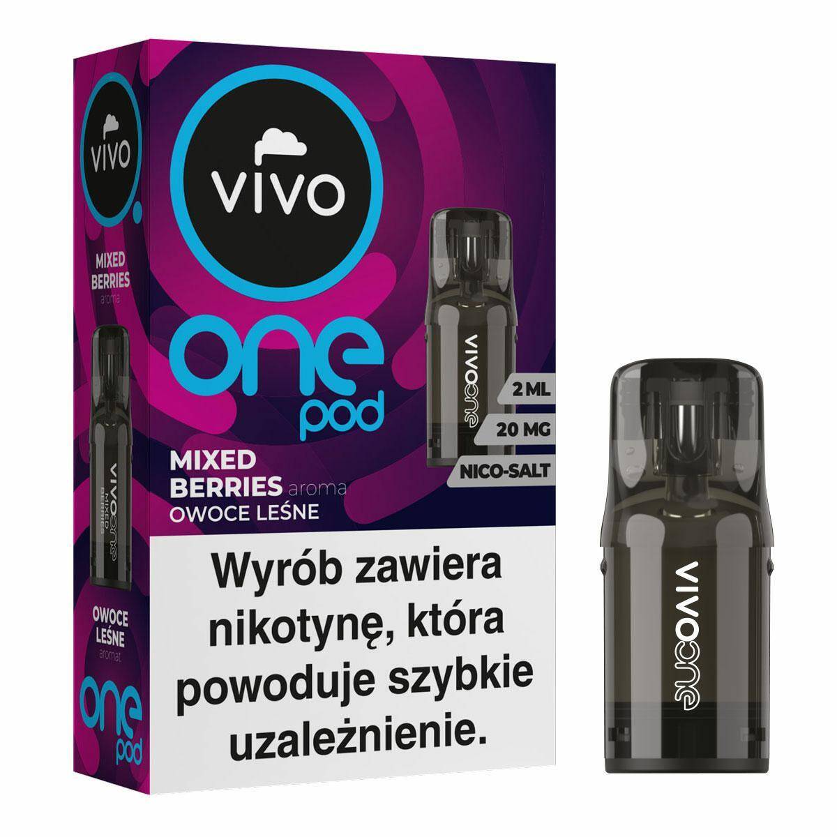 VIVO ONE POD - Mixed Berries 20mg (2ml)