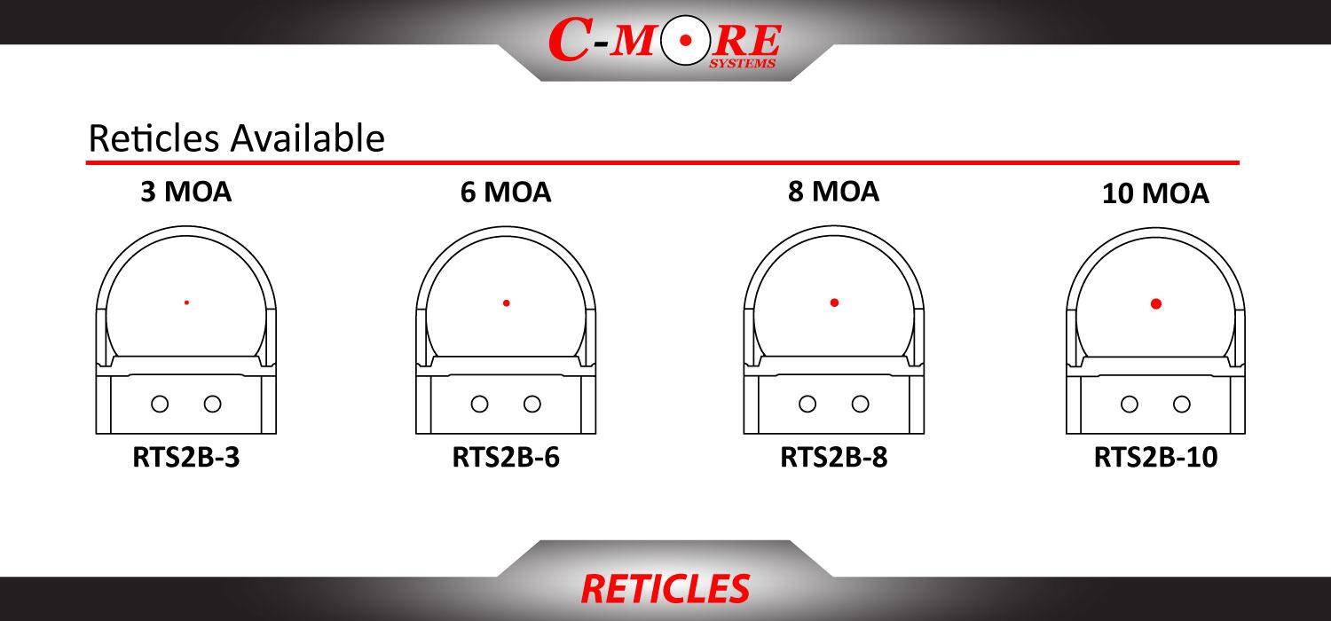 Kolimator C-More RTS2B V5 3 MOA kolor: