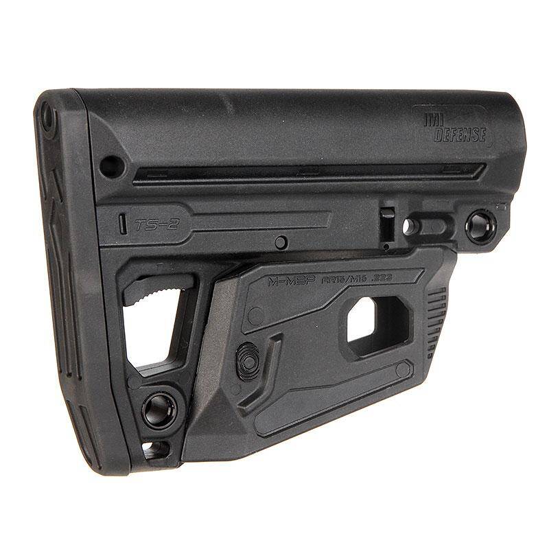 IMI TS2 M16/AR15 Tactical Buttstock W/Extended Overmolded Buttplate