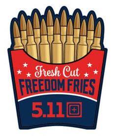 Patch 5.11 FREEDOM FRIES PATCH kolor: