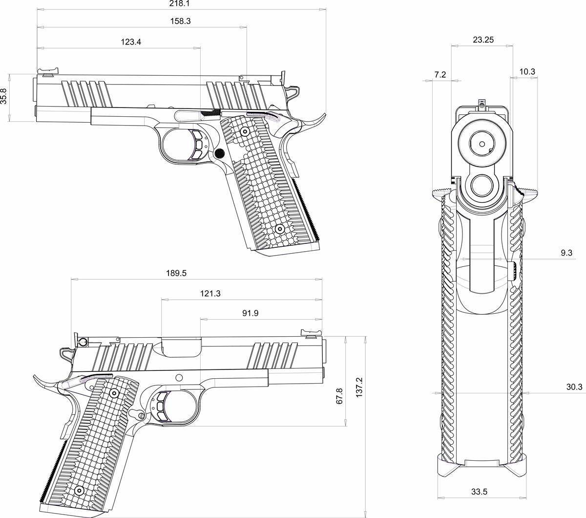 Pistolet Bul Armory 1911 TROPHY