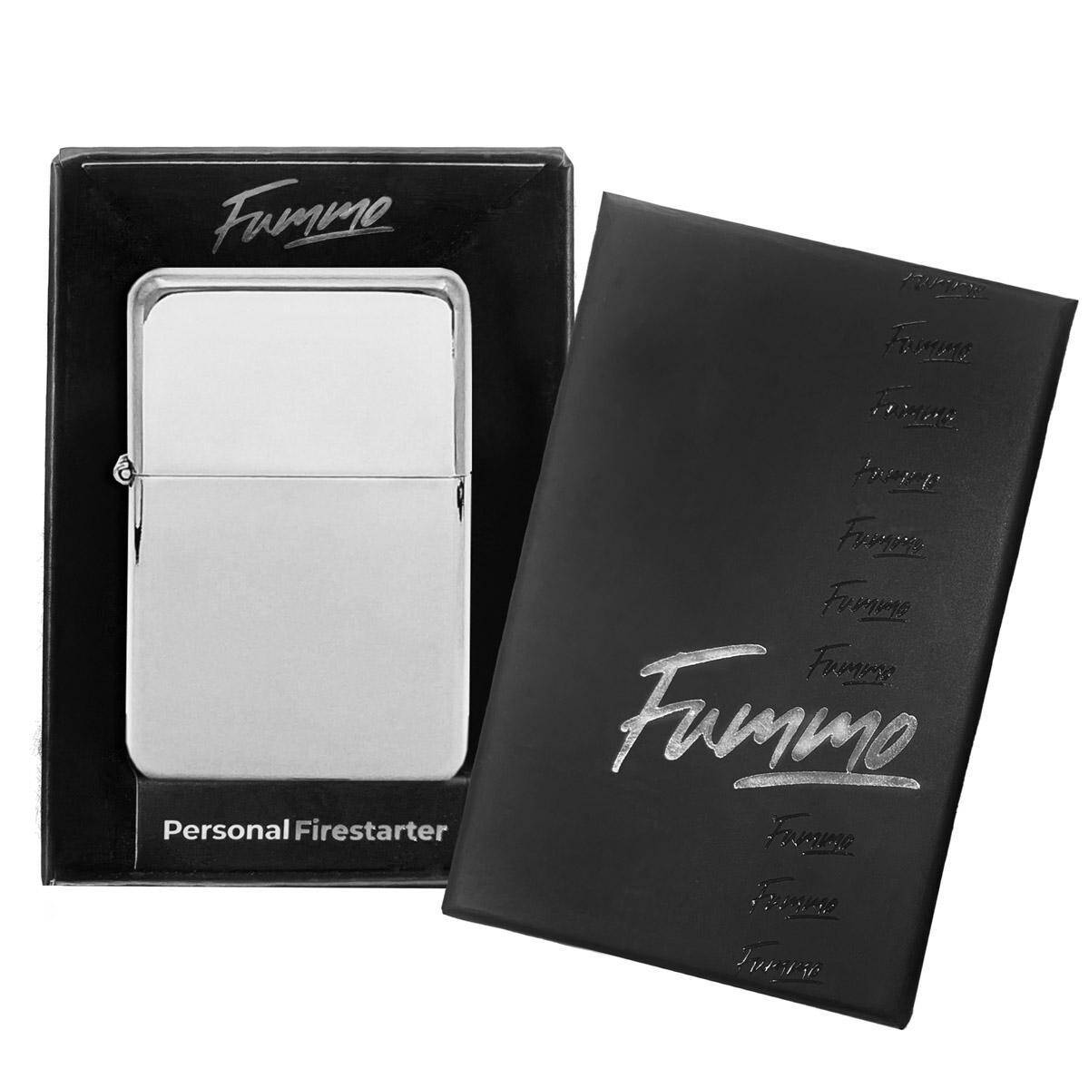 Gasoline lighter Fummo High PolishChrome (Gift Box) (Zdjęcie 2)