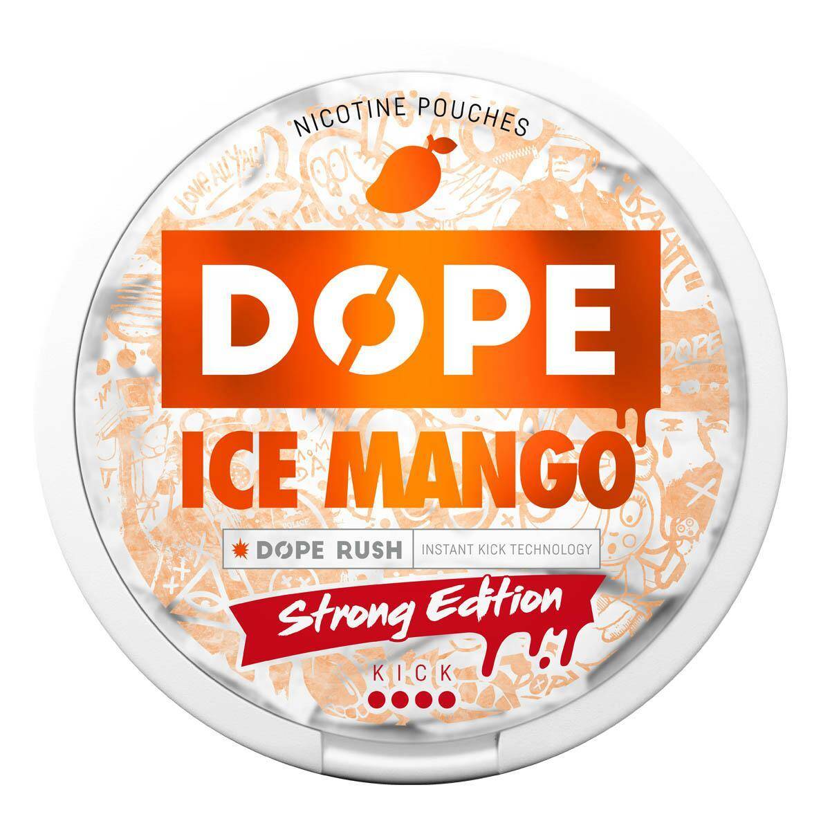 Nicotine Pouches DOPE - Ice Mango 16mg/g