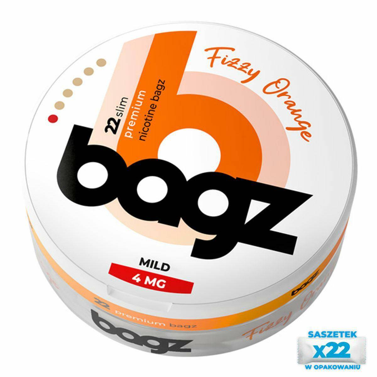 Saszetki nikotynowe BAGZ Fizzy Orange  4mg