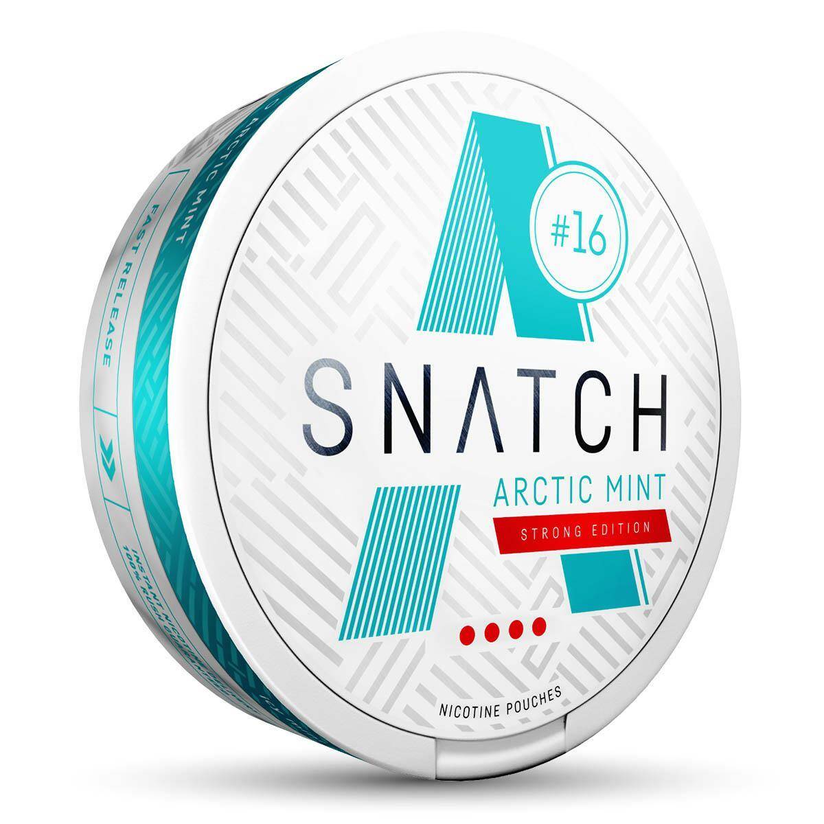 SNUS - Saszetki nikotynowe Snatch - Arctic Mint 16mg/g (Zdjęcie 3)