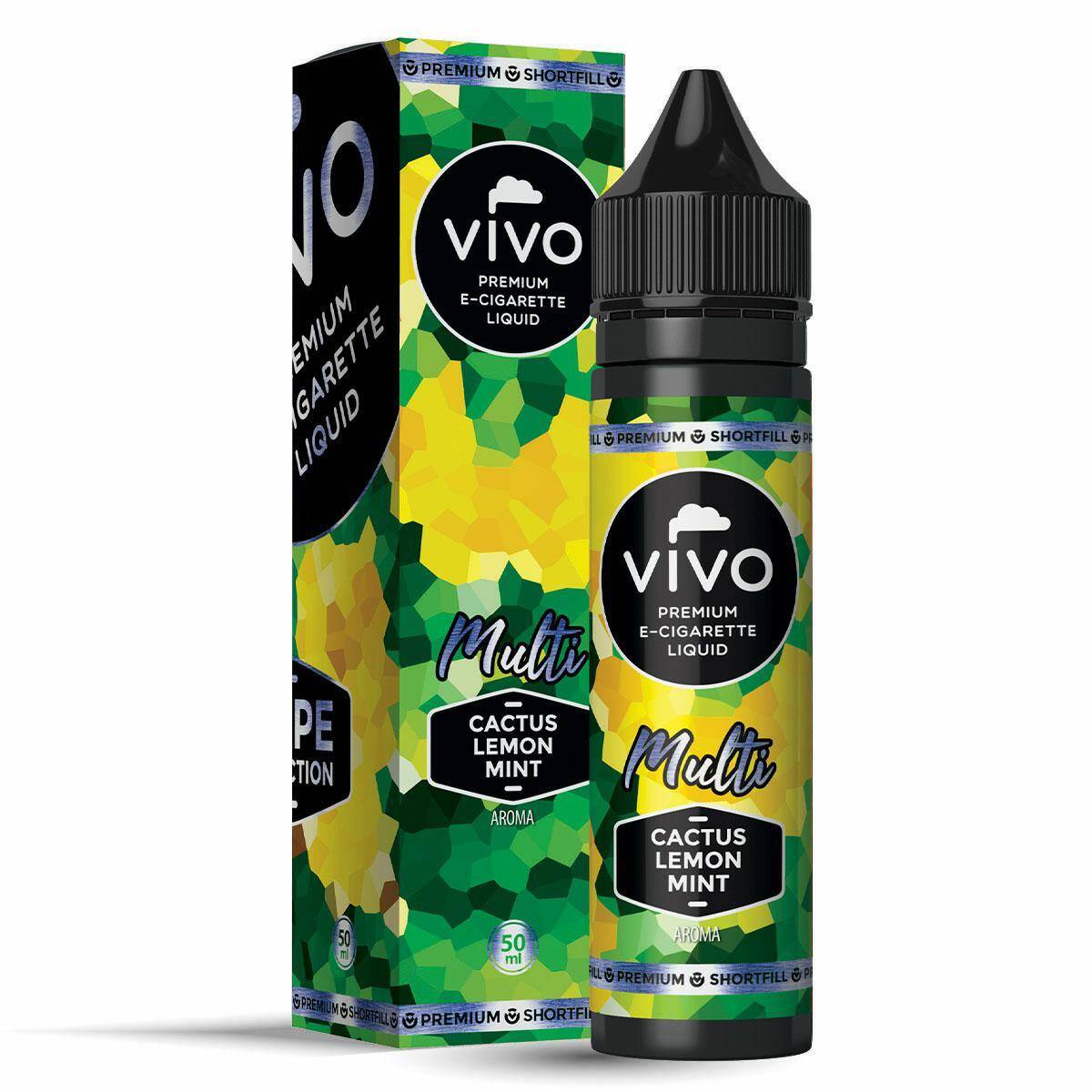 PREMIX VIVO Vape Selection Multi - Cactus Lemon Mint (50ml) (Zdjęcie 1)