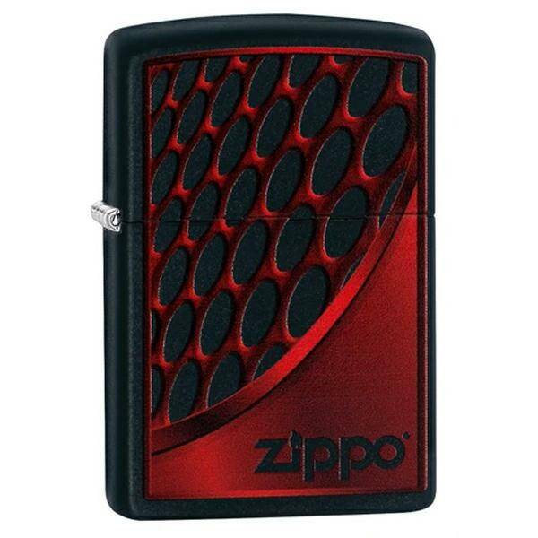 ZIPPO - RED AND CHROME