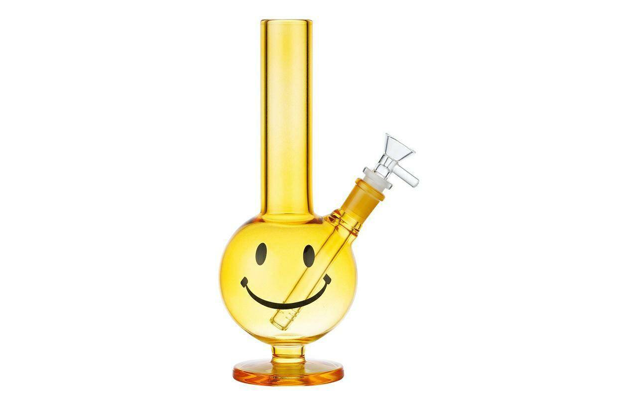 SEL-Fajka Bongo Szkl. Smily yell. (27cm)