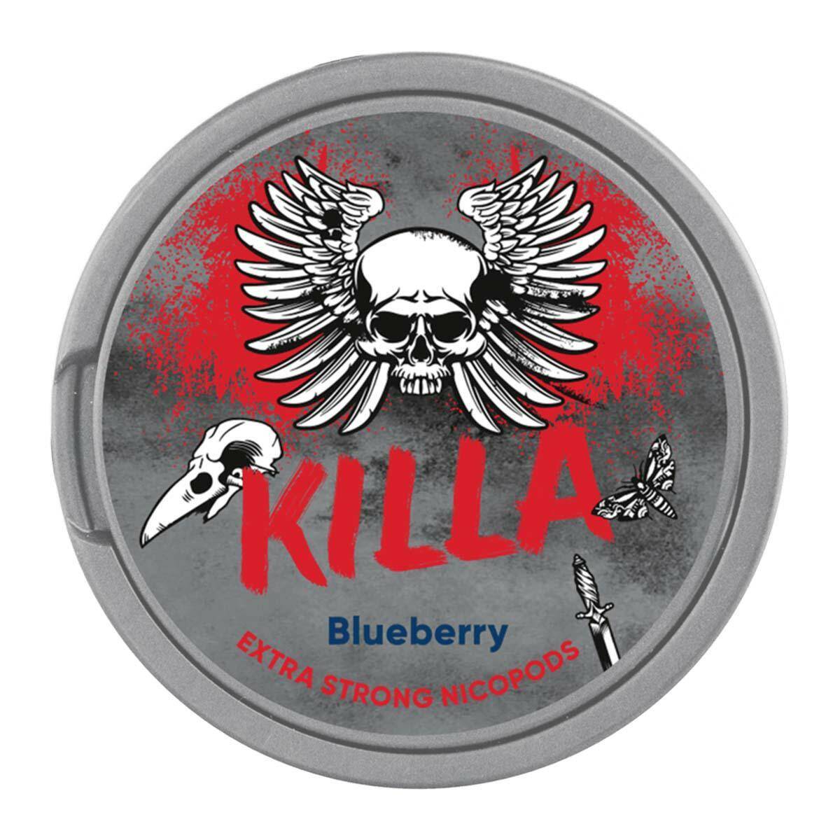 SNUS - Saszetki nikotynowe Killa - Blueberry 16mg/g
