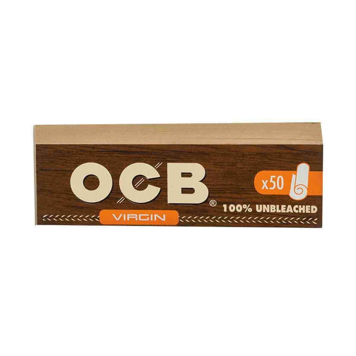 Filterki kartonowe OCB Virgin Brown Tips (Zdjęcie 1)
